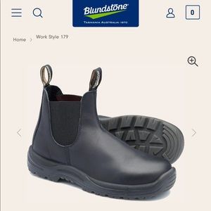 Black Blundstone Work Boots #179